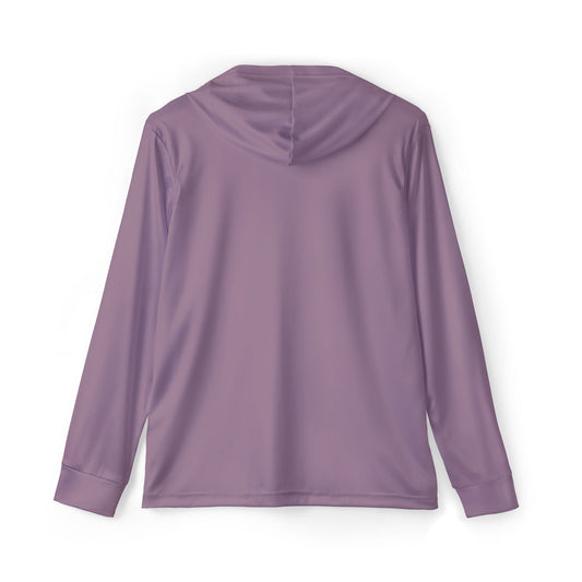 Elated Hippie Lotus Sports Warmup Hoodie, Lavender Frost Athletic Hoodie, Fitness Wear, Yoga Apparel, Gift for Her, Active Lifestyle, Relaxed Fit