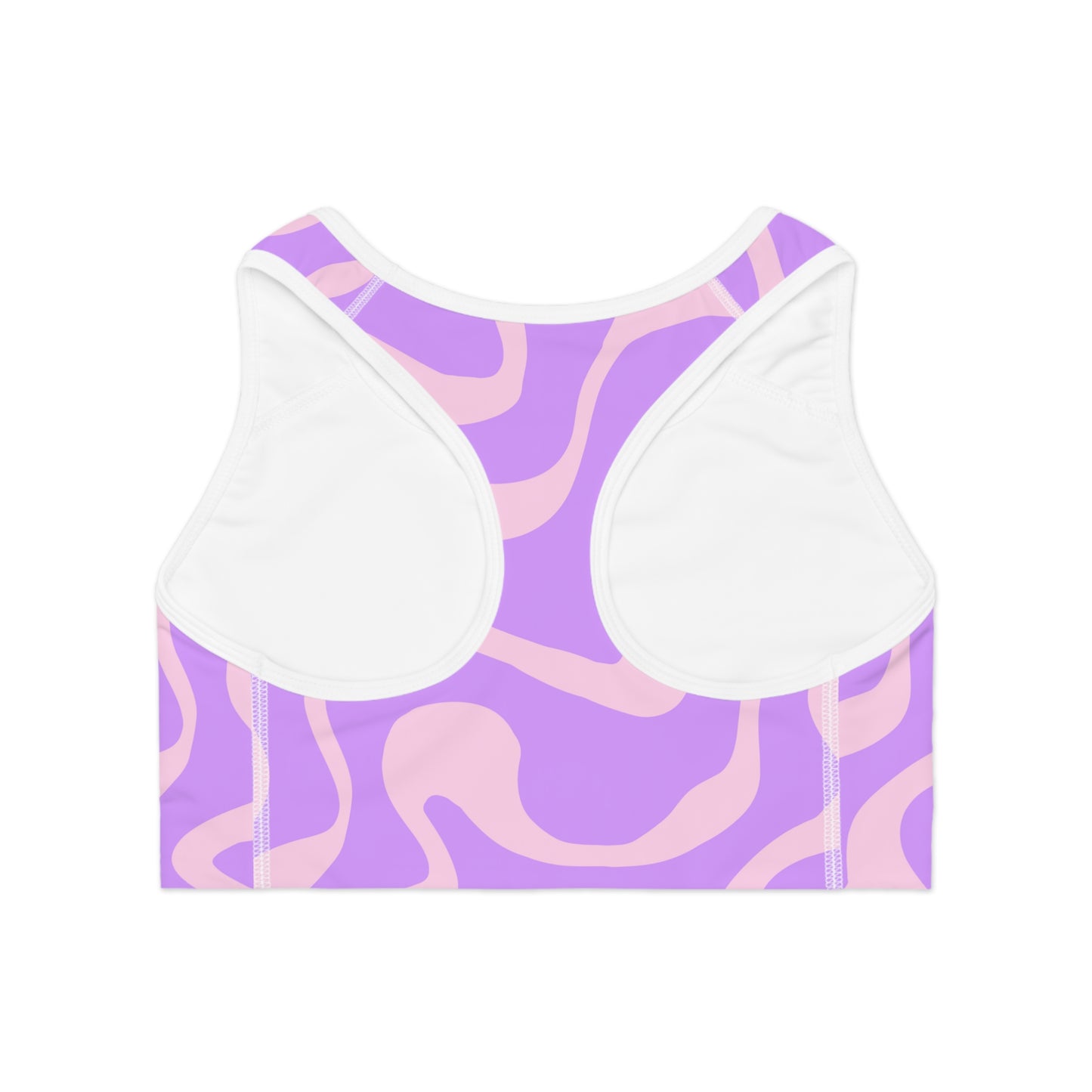 Elated Hippie "Electric Pink" Sports Bra - Stylish Activewear for Fitness Enthusiasts