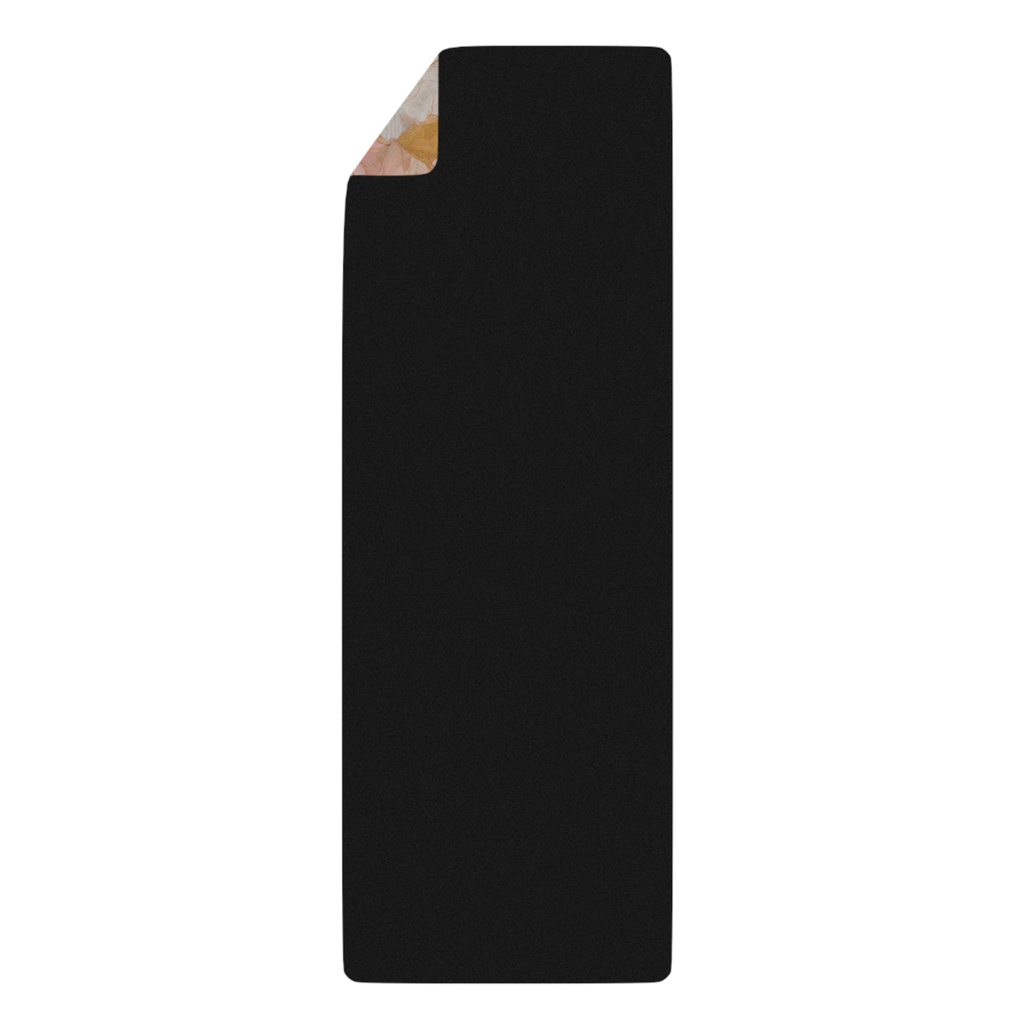 Elated Hippie: Rose Quartz Black Cube Yoga Mat