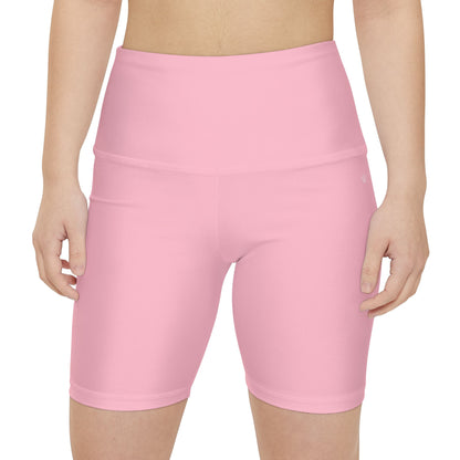 Elated Hippie Women's Workout Shorts - Marshmallow Pink