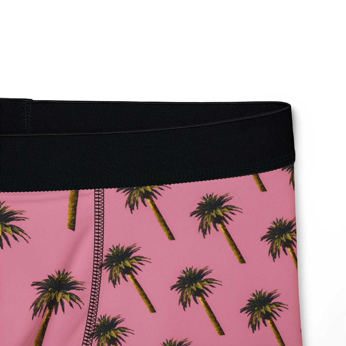 Elated Hippie Premium "Pink Palms"  Men's Boxers