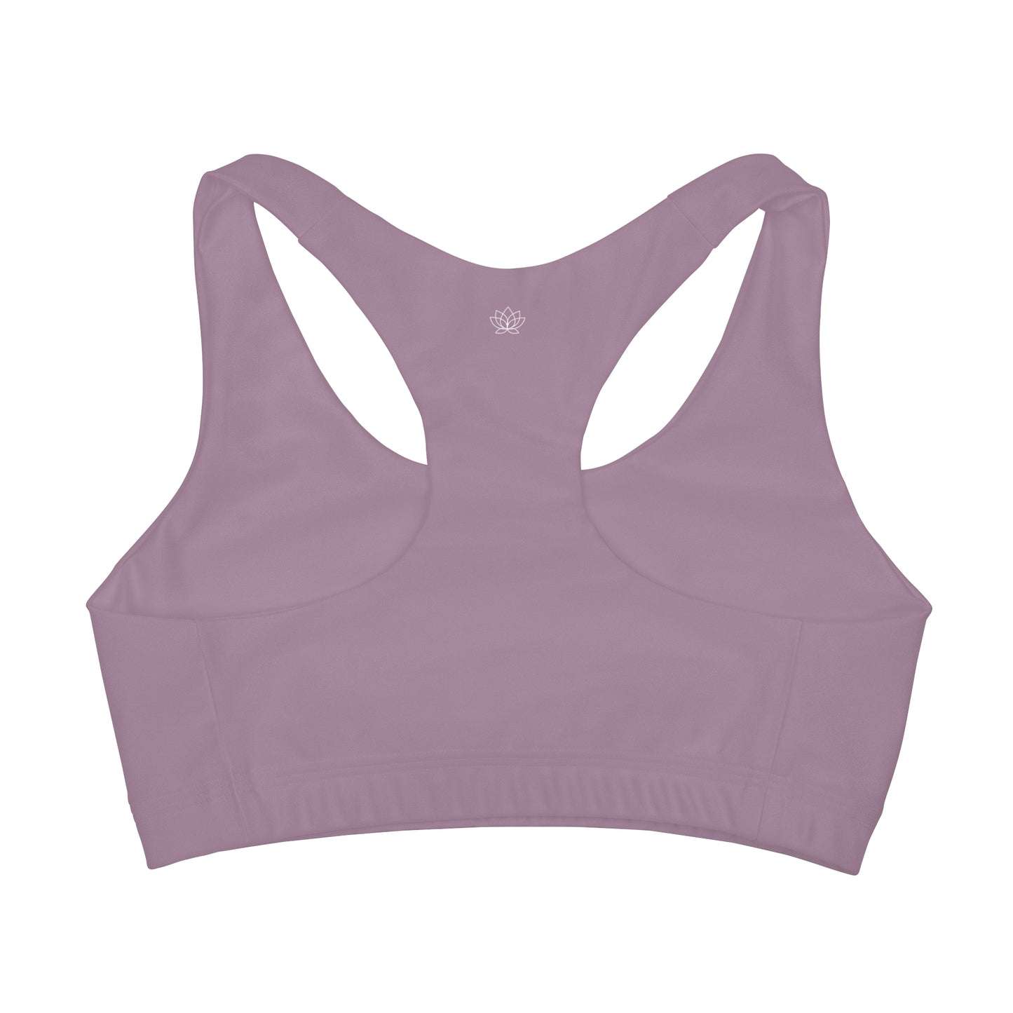 Elated Hippie Girl's Racerback Sports Bra 🎀✨- Lavender Frost