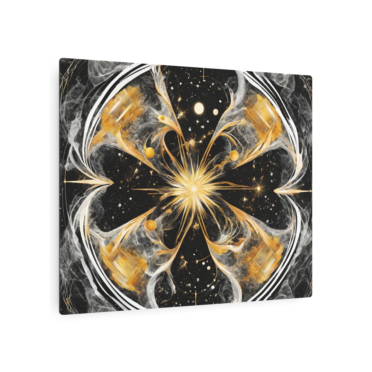Elated Hippie  Archangel Collection "Black into The Abyss"  Metal Art Piece