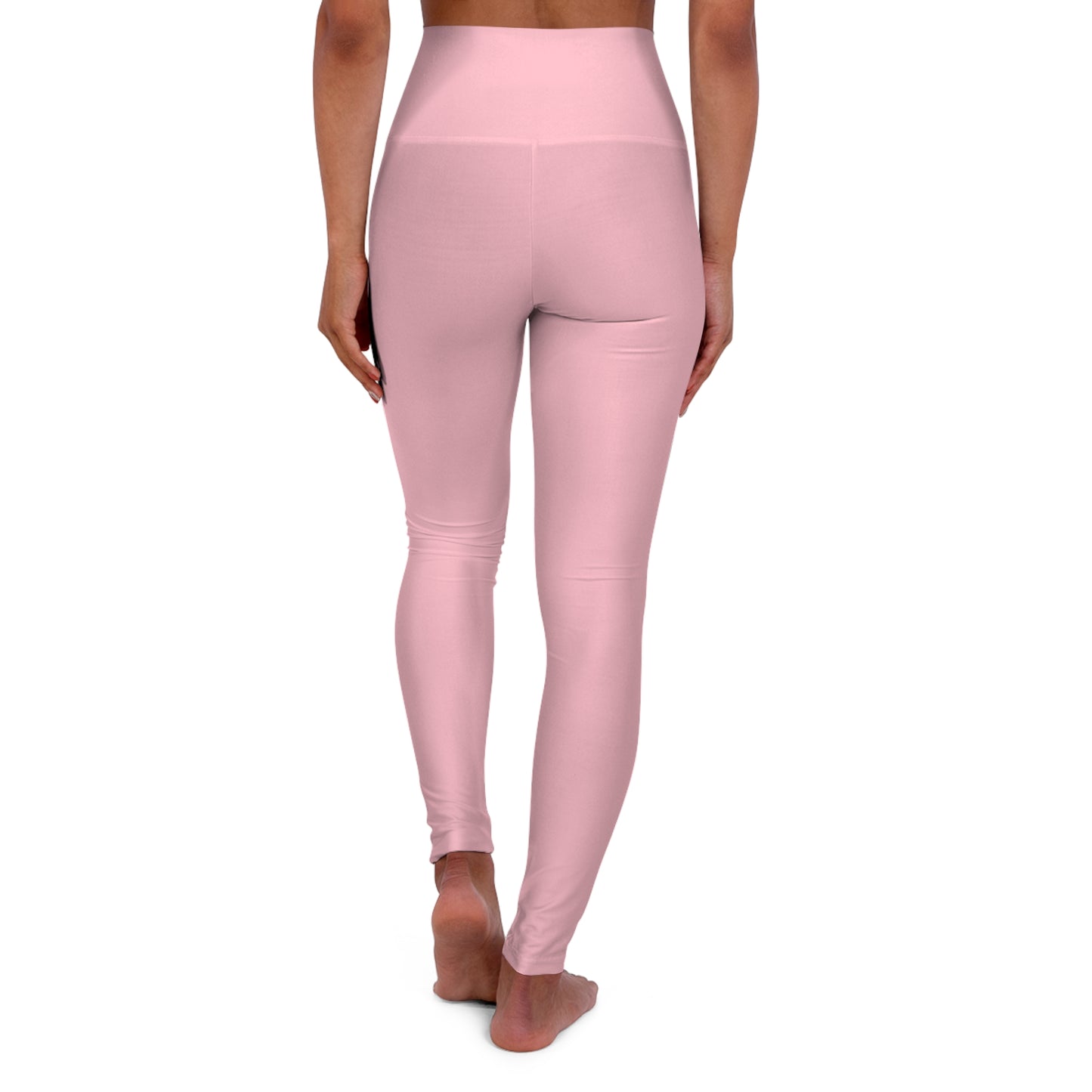 Elated Hippie  High-Waisted Yoga Leggings - Pink Marshmallow