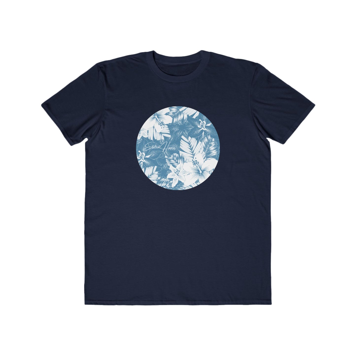 Elated Hippie Men's Lightweight Floral Tee, Casual Wear, Summer Fashion, Beach Vibes, Gift for Him, Everyday Style