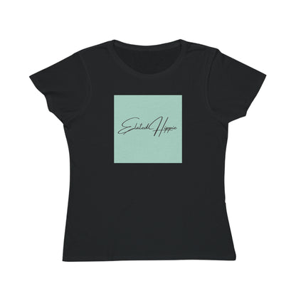 Elated Hippie Organic Pale Sea Foam Women's T-Shirt - Comfortable & Eco-Friendly Casual Wear