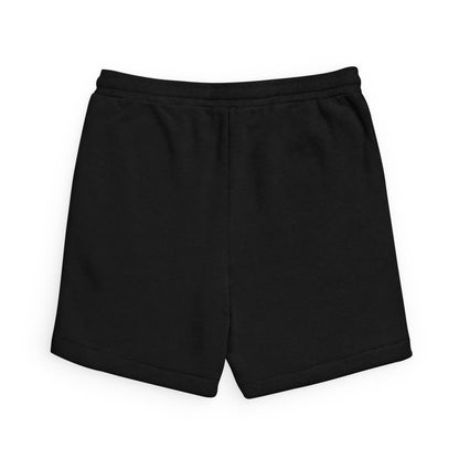 Elated Hippie Abstract Stained Glass Pocket Sweatshorts - Artistic Geometric Lounge Shorts
