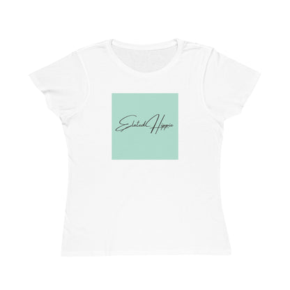 Elated Hippie Organic Pale Sea Foam Women's T-Shirt - Comfortable & Eco-Friendly Casual Wear