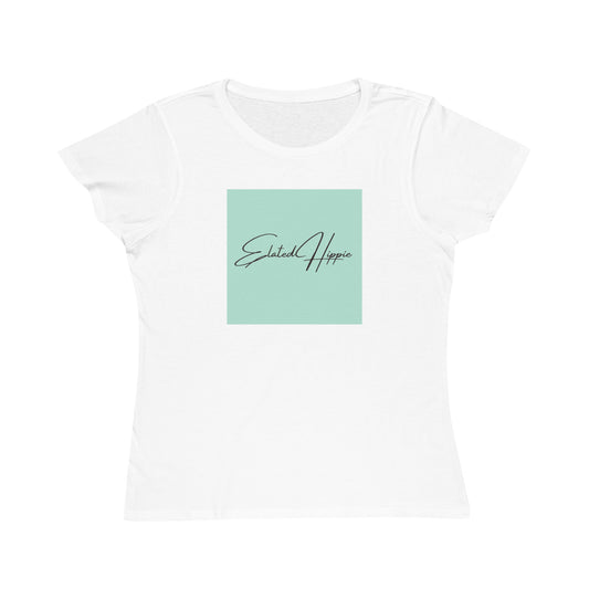 Elated Hippie Organic Pale Sea Foam Women's T-Shirt - Comfortable & Eco-Friendly Casual Wear