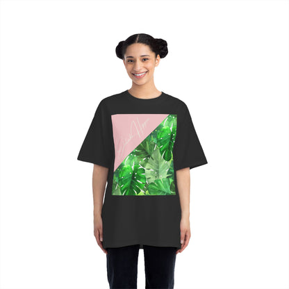 Elated Hippie 100% Cotton Tropical Leaf T-Shirt, Casual Summer Tee, Graphic Tee, Nature Lover Shirt, Vacation Outfit, Gift for Plant Lovers
