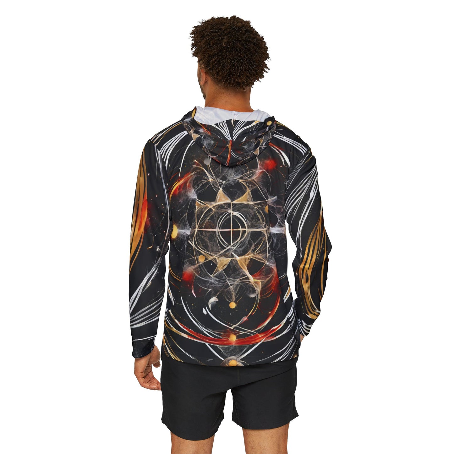 Elated Hippie Archangel Collection "Matrix Within Matrix " Men's Sports Warmup Hoodie