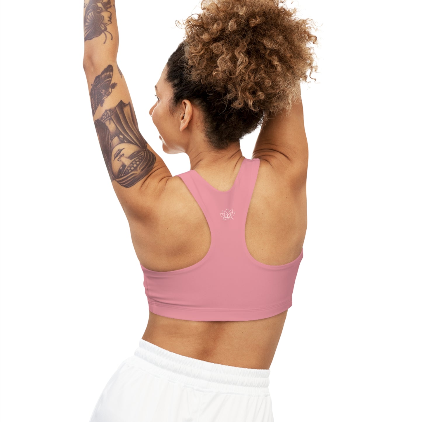 Elated Hippie EmpowerFlex Sports Bra - Blush Pink