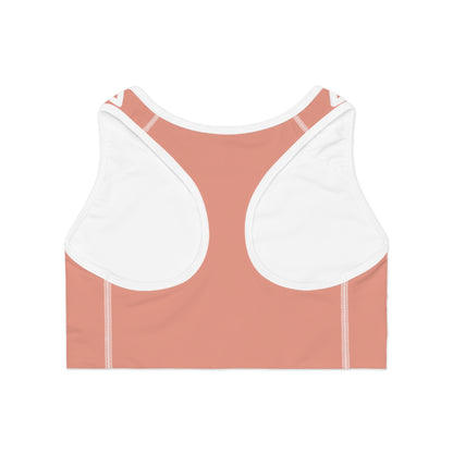 Elated Hippie Lotus Sports Bra -Dusty Coral
