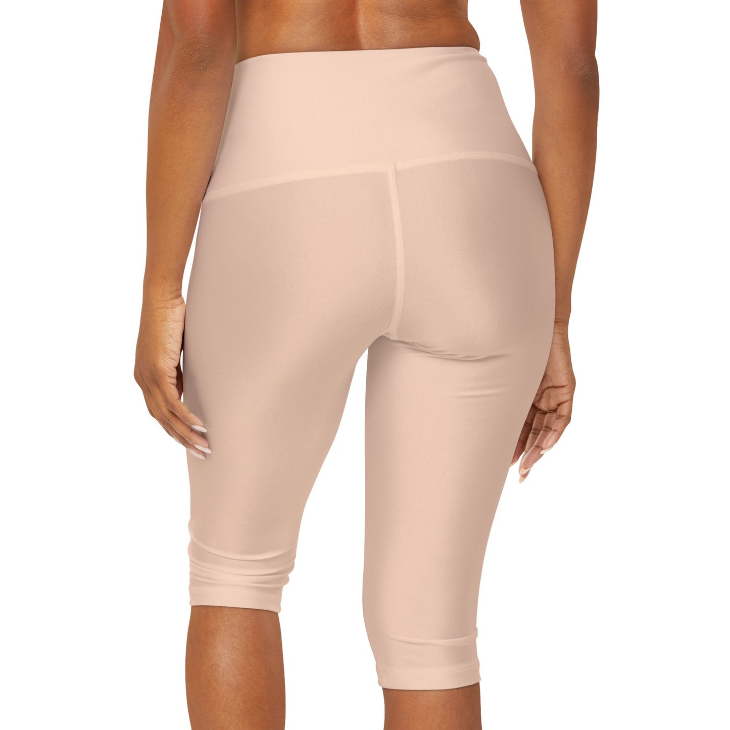 Elated Hippie EmpowerFlex Yoga Capri Leggings - Light Peach