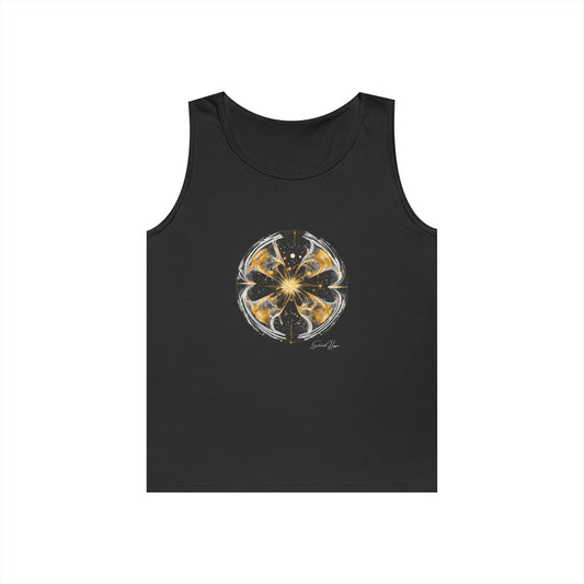 Elated Hippie Archangel Collection "Black Into The Abyss" 100% Heavy Cotton Tank Top Men's