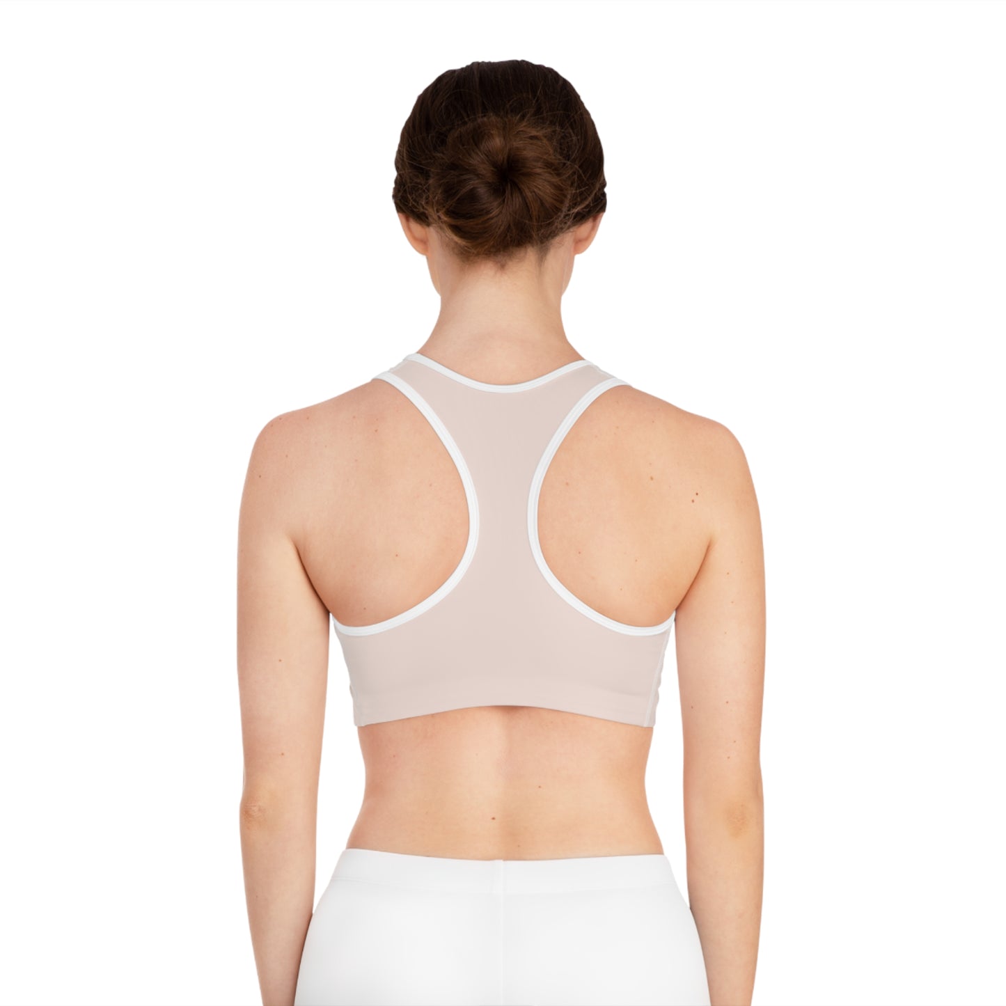Elated Hippie Lotus Sports Bra - Peachy Cream