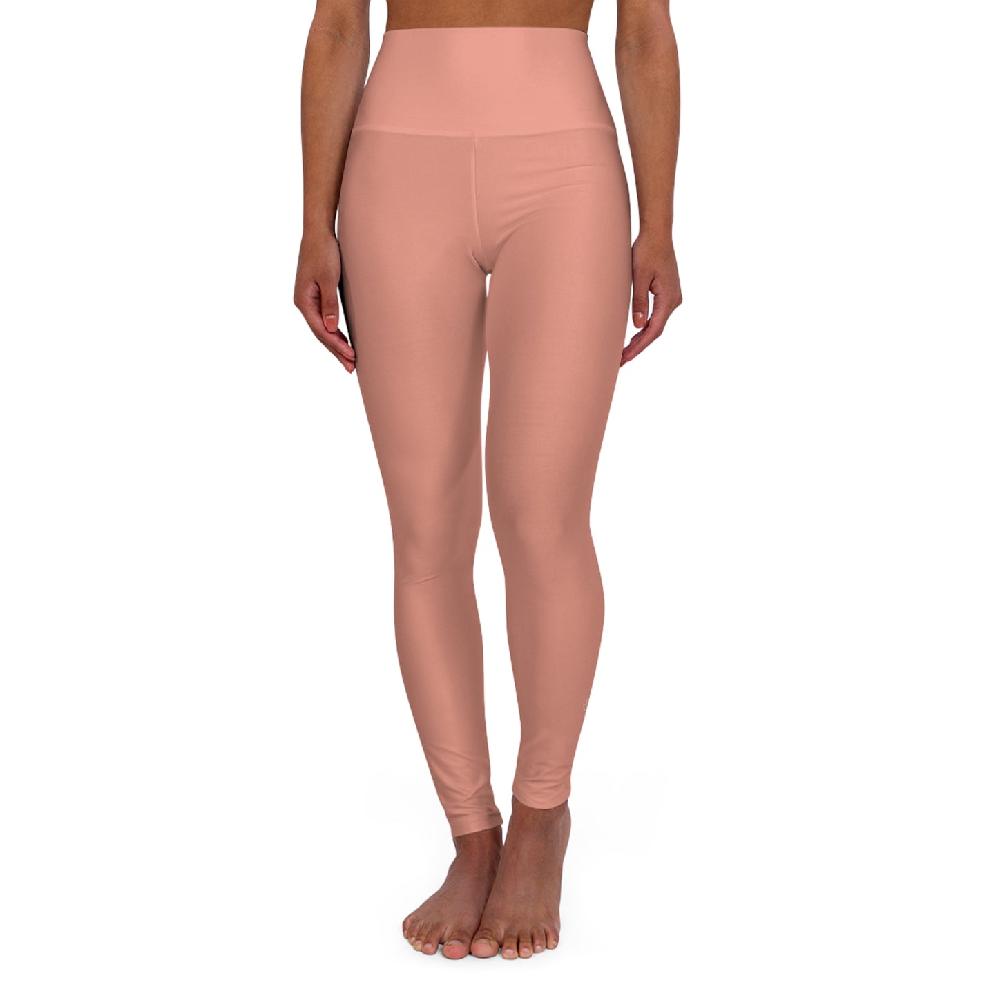 Elated Hippie  High-Waisted Yoga Leggings - Dusty Coral