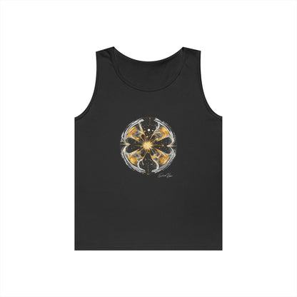 Elated Hippie Archangel Collection "Black Into The Abyss" 100% Heavy Cotton Tank Top Men's