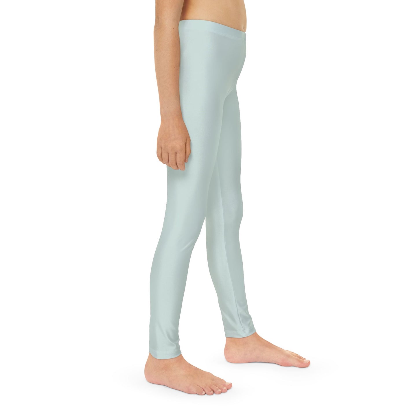 Elated Hippie Girl's Leggings – Soft, Stretchy, and Ready for Fun! 🦄✨ - Pale Seafoam