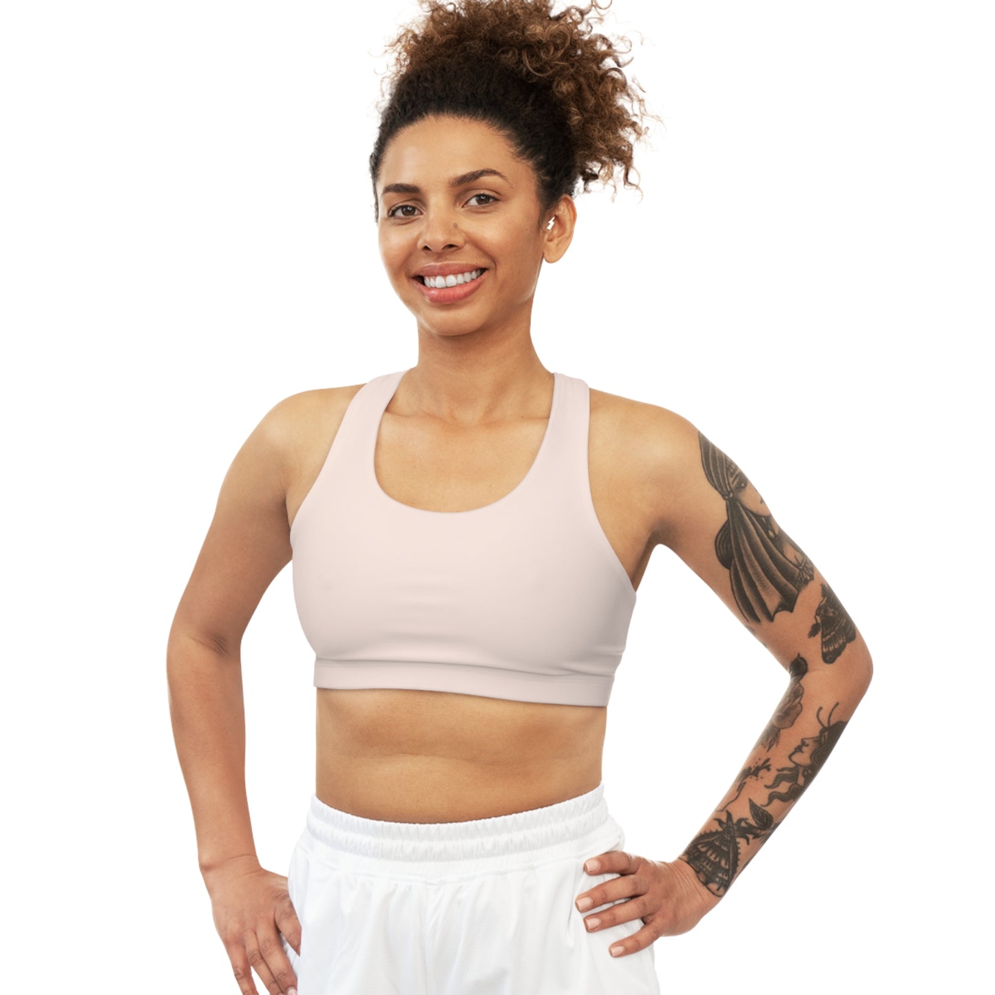 Elated Hippie EmpowerFlex Sports Bra - Peachy Cream