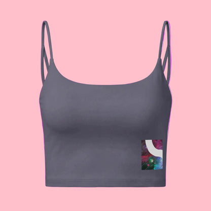 Elated Hippie Galaxy Print Luxe Bra — Women's Cosmic Floral Space Sports Bra