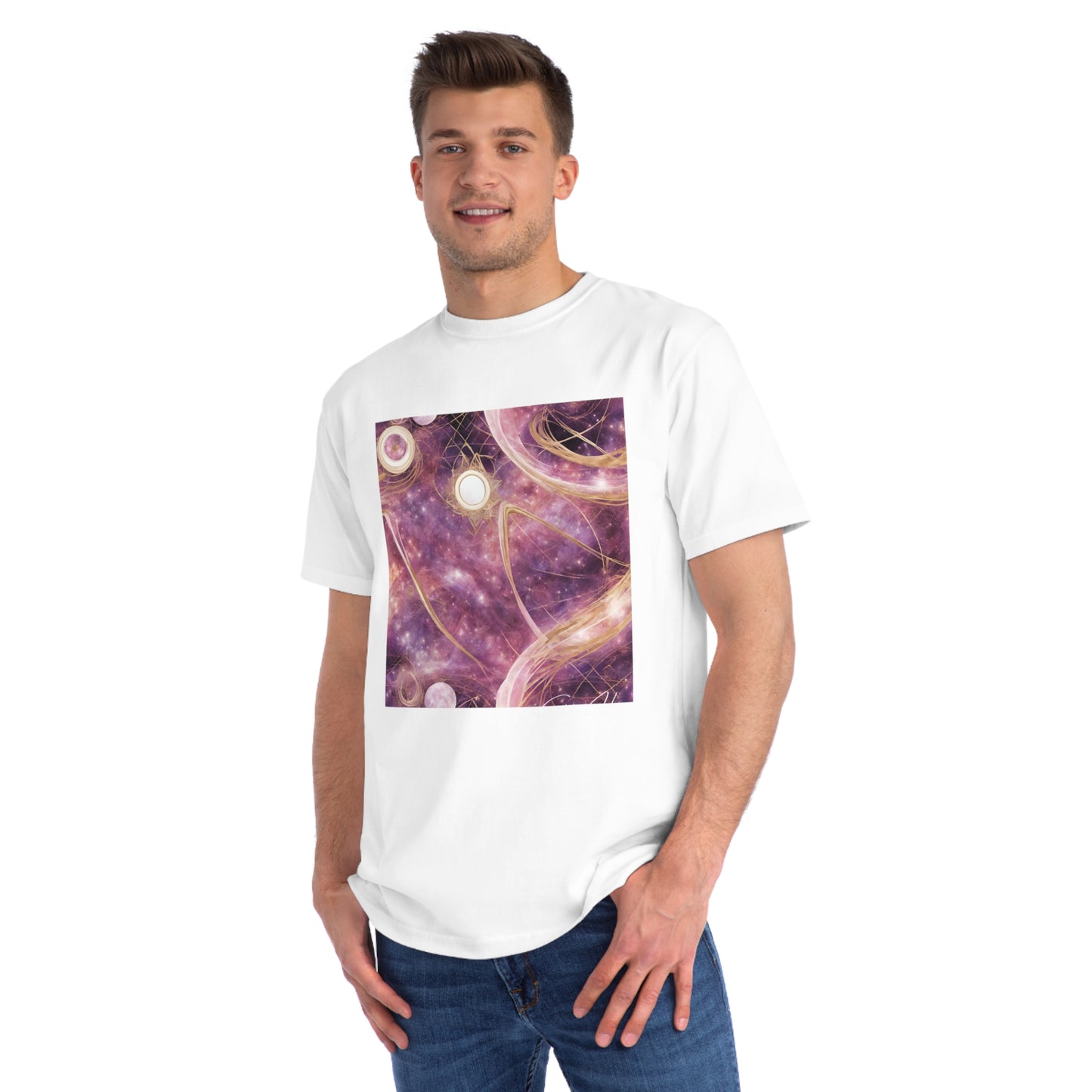 Elated Hippie Chasing Stars 100% Organic Cotton Men's Classic T-Shirt