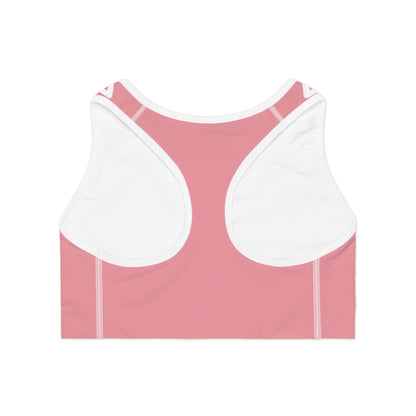 Elated Hippie Lotus Sports Bra - Blush Pink