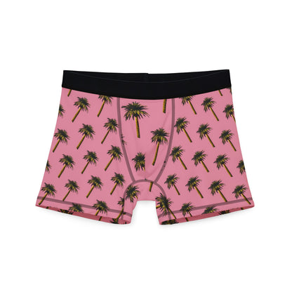 Elated Hippie Premium "Pink Palms"  Men's Boxers