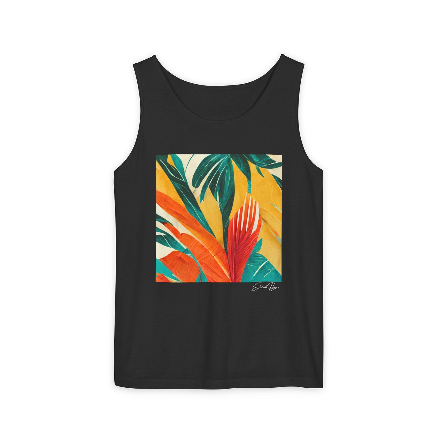 Elated Hippie "Palm in Paradise" Eco-Friendly Men's Tank Top