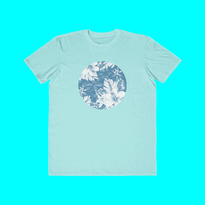 Elated Hippie Men's Lightweight Floral Tee, Casual Wear, Summer Fashion, Beach Vibes, Gift for Him, Everyday Style