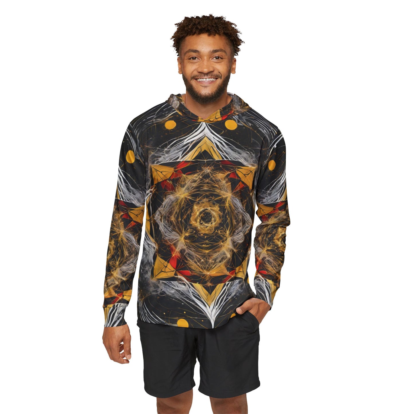 Elated Hippie Archangel Collection "All Seeing Eye " Men's Sports Warmup Hoodie