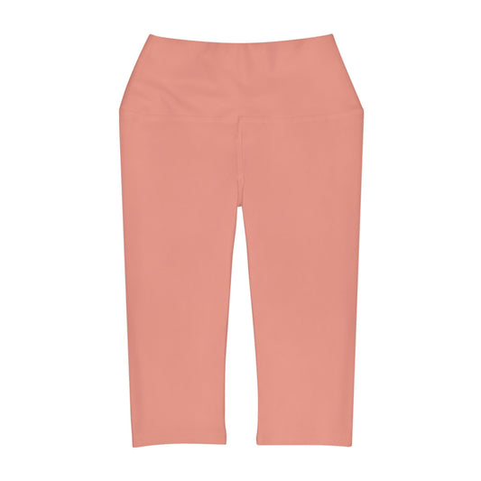 Elated Hippie EmpowerFlex Yoga Capri Leggings - Dusty Coral