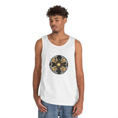 Elated Hippie Archangel Collection "Black Into The Abyss" 100% Heavy Cotton Tank Top Men's