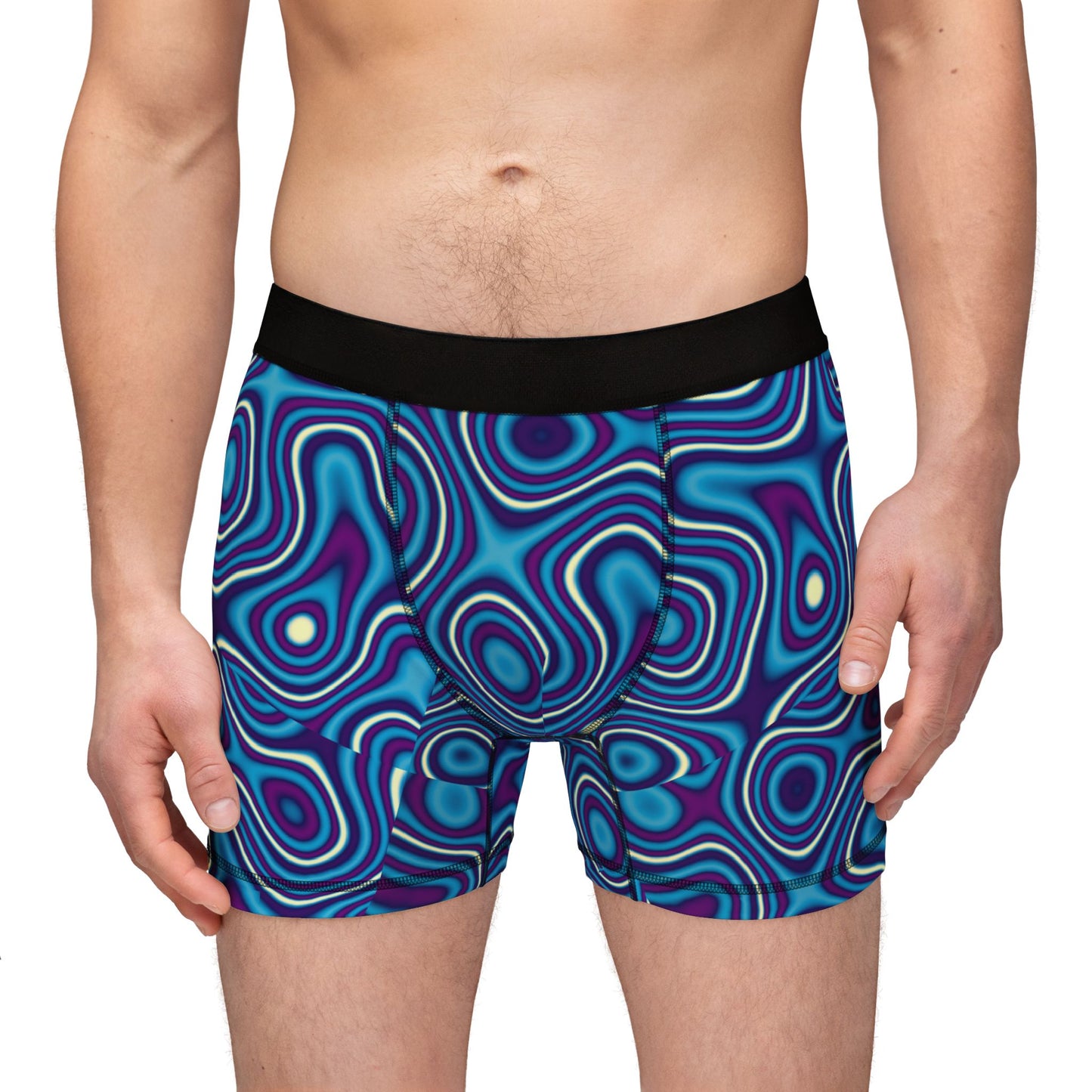 Elated Hippie Premium "Acid Rain"  Men's Boxers