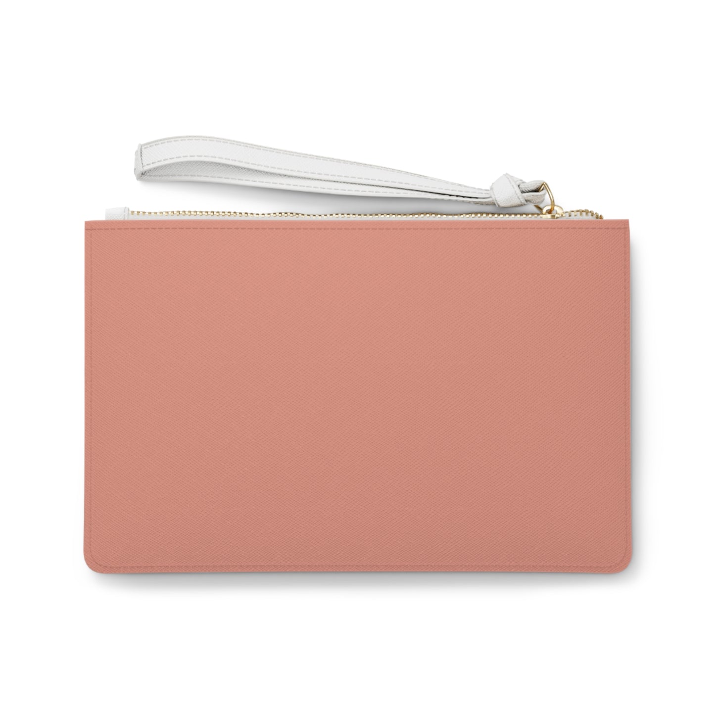 Elated Hippie Blush Script Clutch Bag — "Elevated Hippie" Wristlet Purse Blush Pink