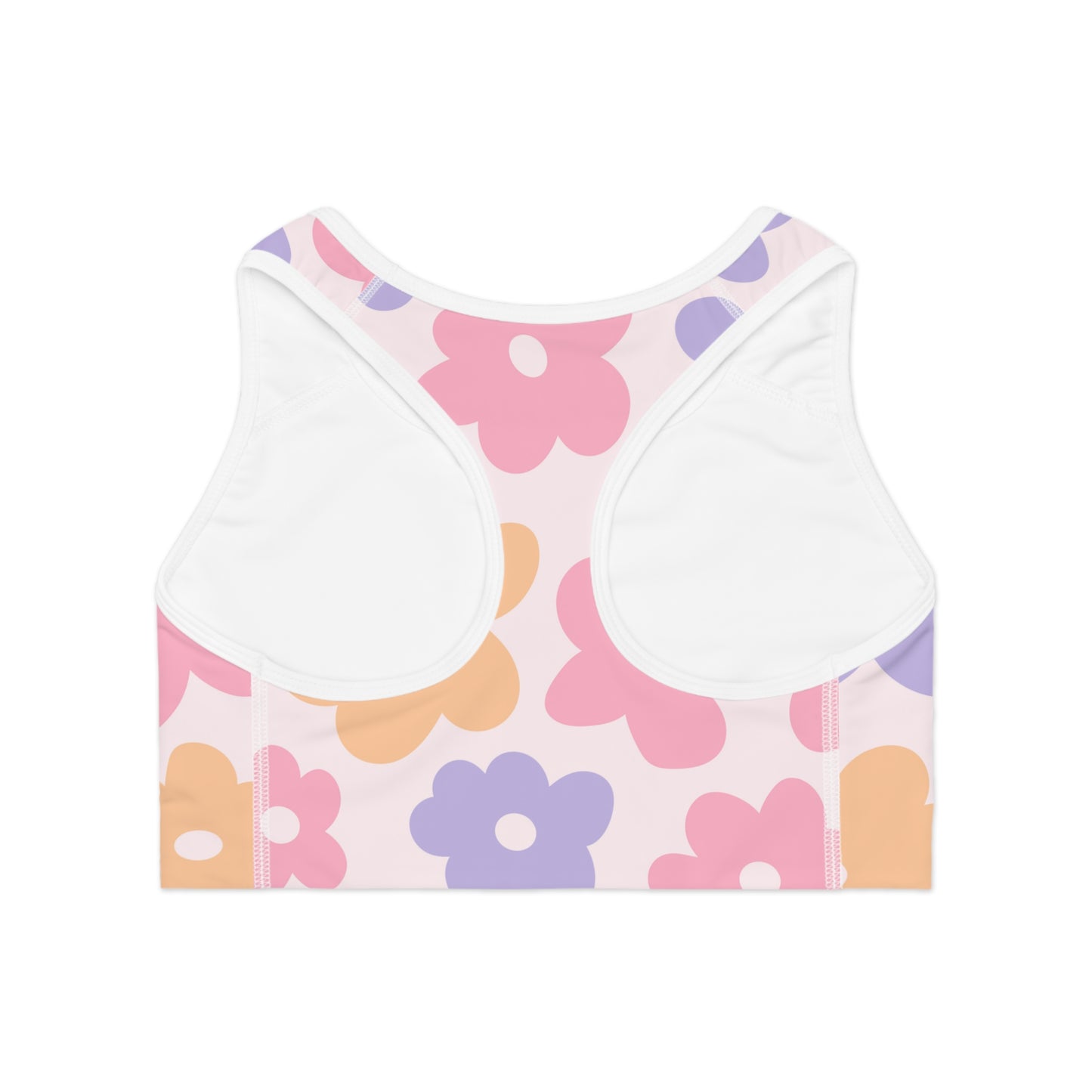 Elated Hippie "Flower Power"  Sports Bra - Stylish Activewear for Fitness Enthusiasts