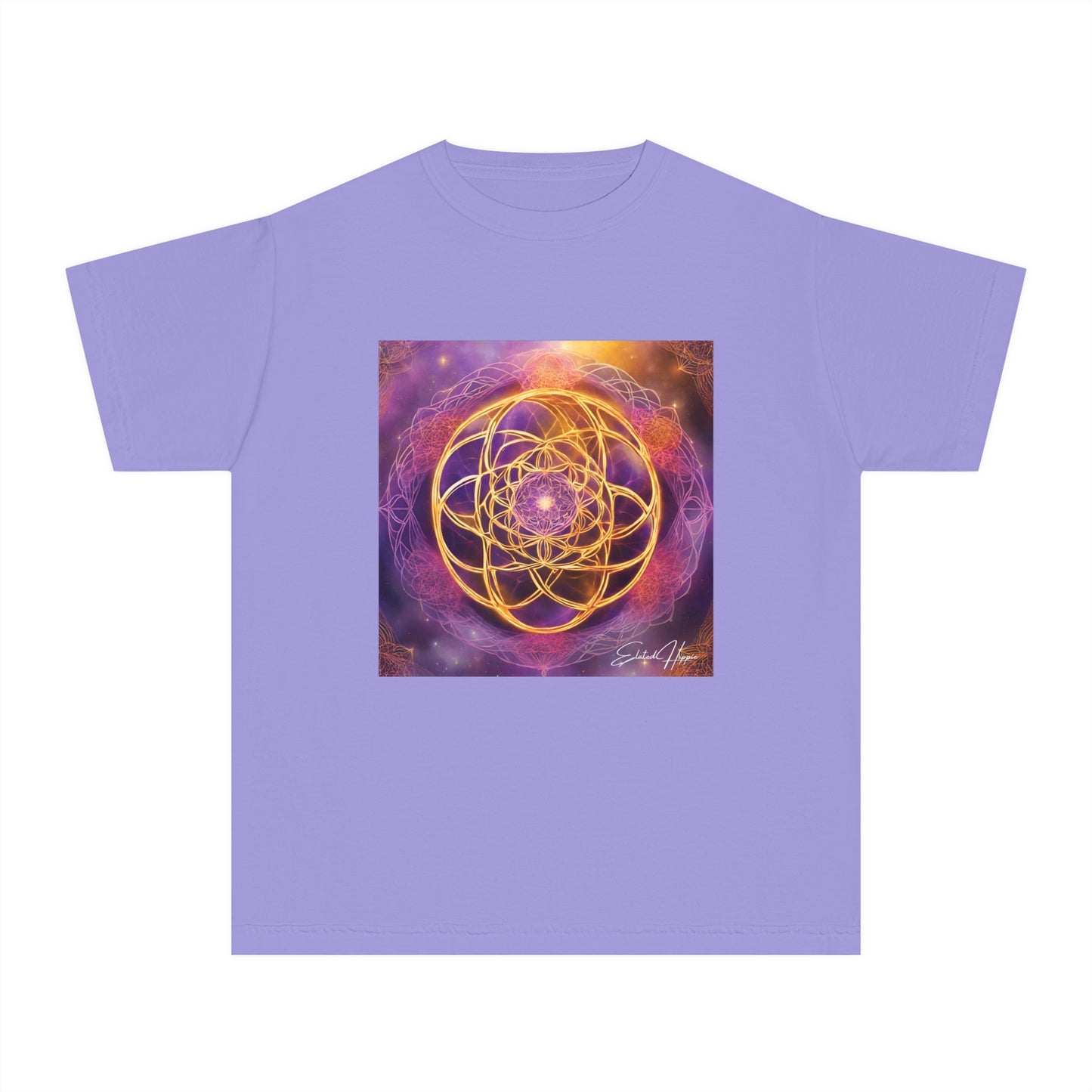 Elated Hippie Youth 100% Cotton  "Flower of Life" Tshirt