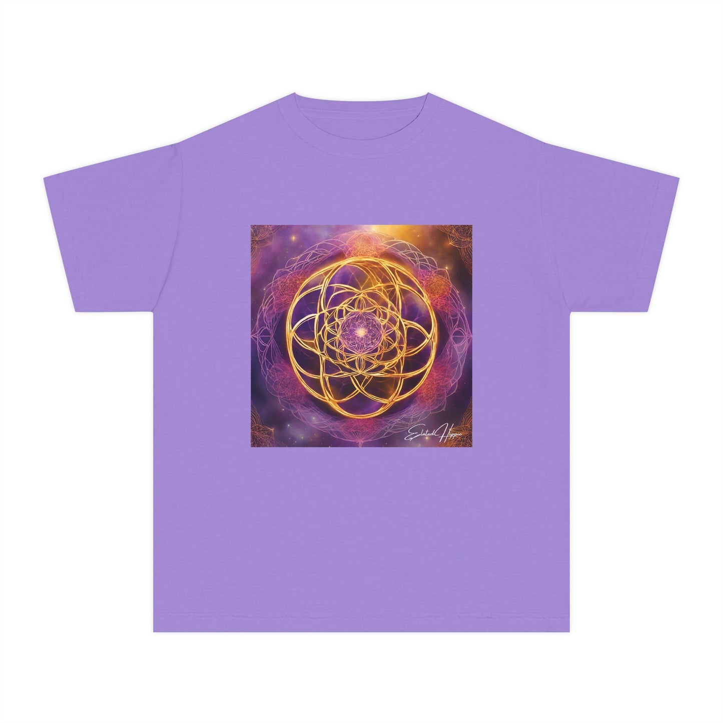 Elated Hippie Youth 100% Cotton  "Flower of Life" Tshirt