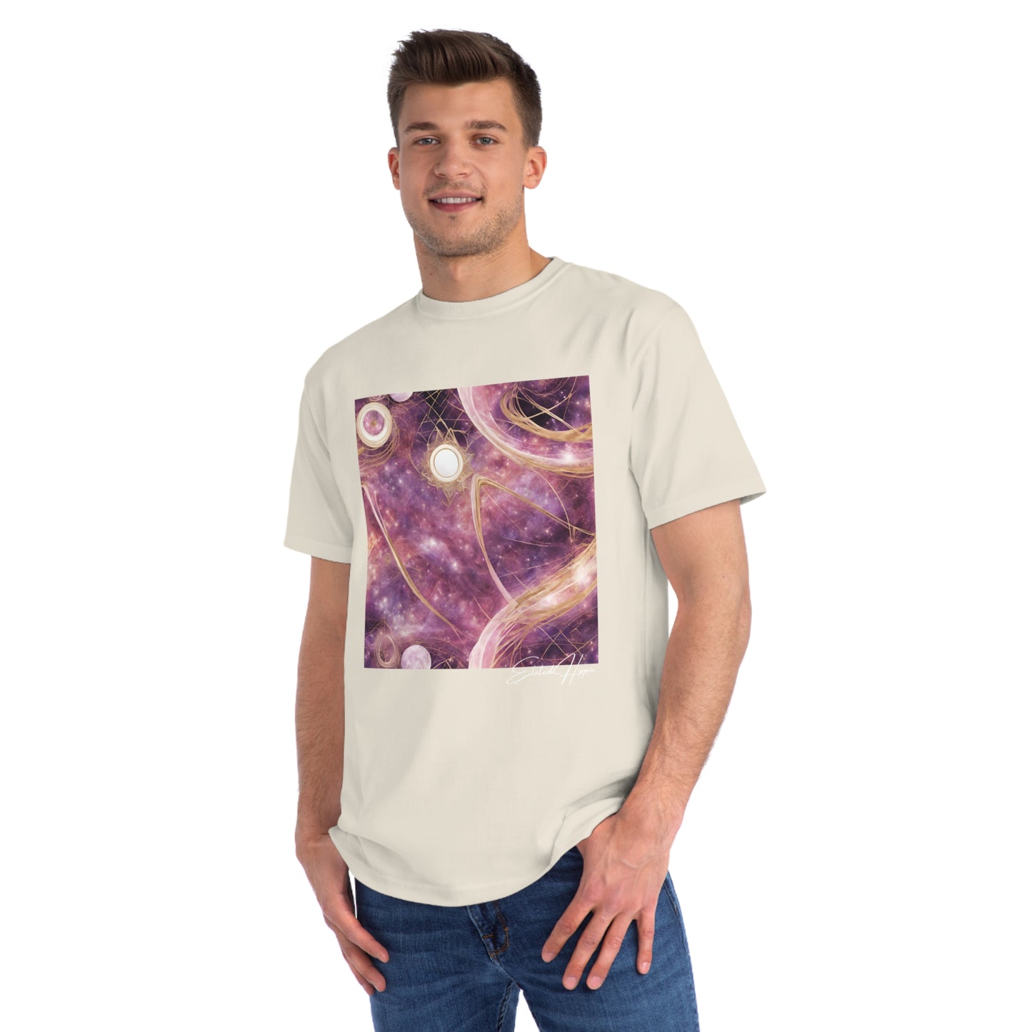 Elated Hippie Chasing Stars 100% Organic Cotton Men's Classic T-Shirt