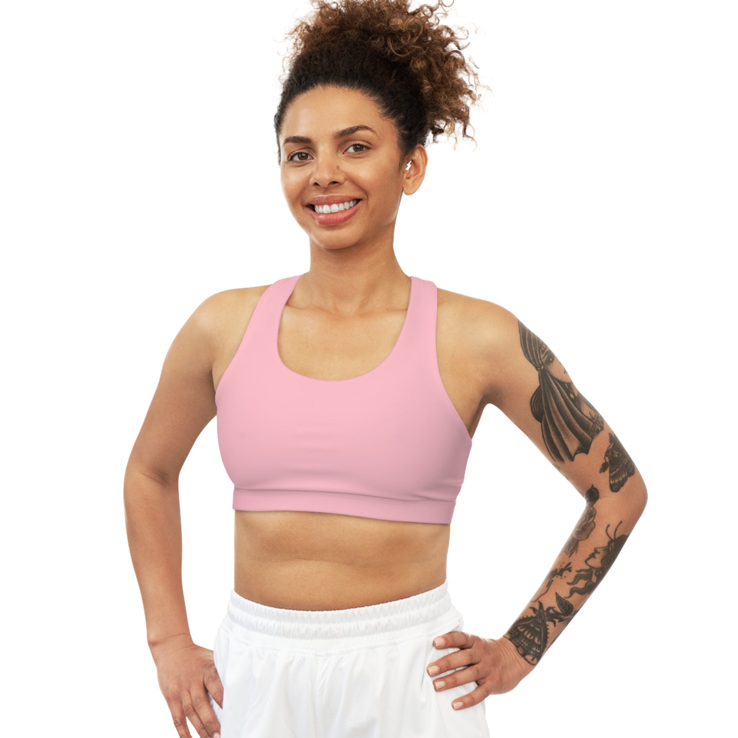 Elated Hippie EmpowerFlex Sports Bra - Pink Marshmallow