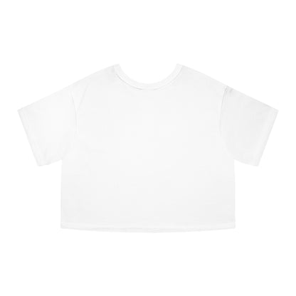 Elated Hippie 100% Cotton Lunar Elegance Flower of Life Cropped T-Shirt for Women, Boho Style Tee, Cosmic Print Top, Summer Fashion, Festival Wear, Gifts for Her