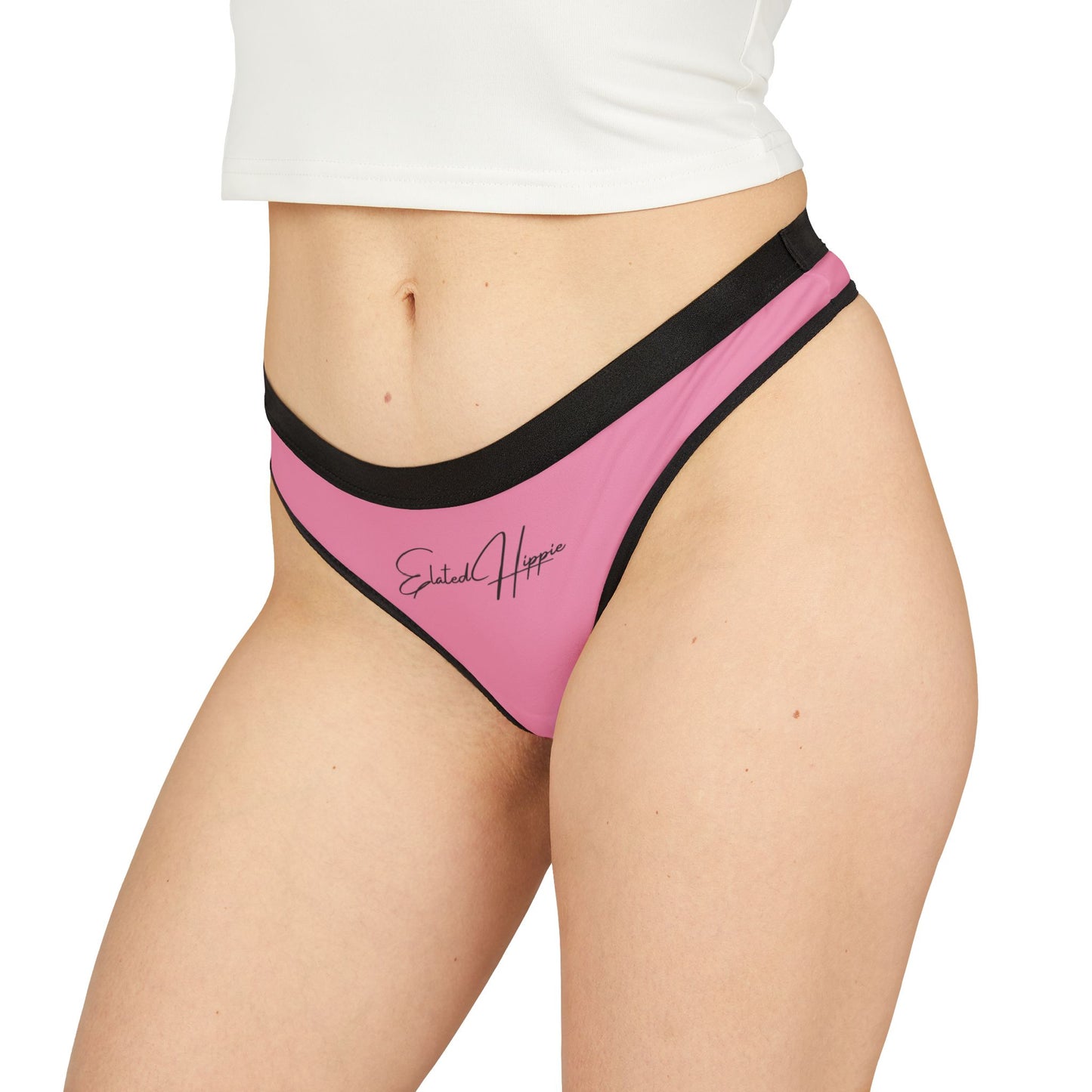 Elated Hippie Comfortable Women's Thongs - Stylish Pink Design