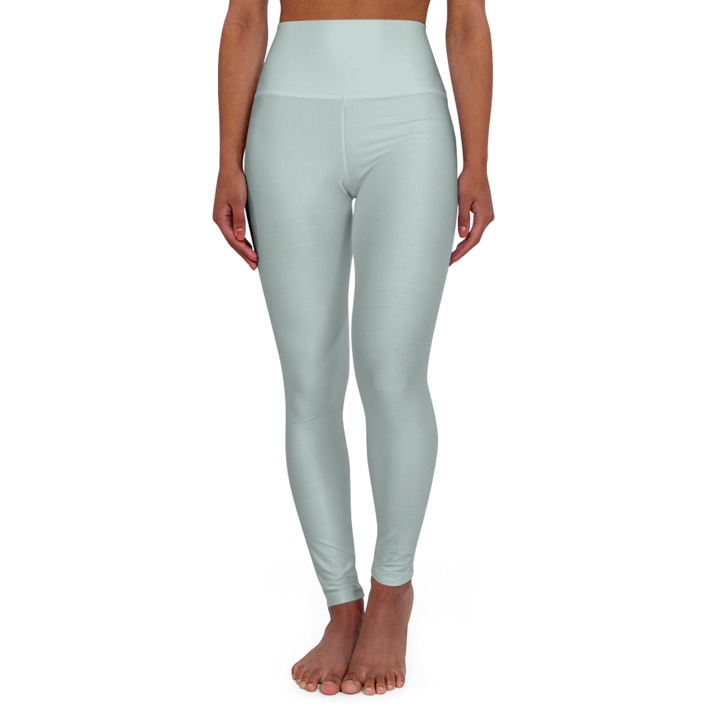 Elated Hippie  High-Waisted Yoga Leggings - Pale Seafoam