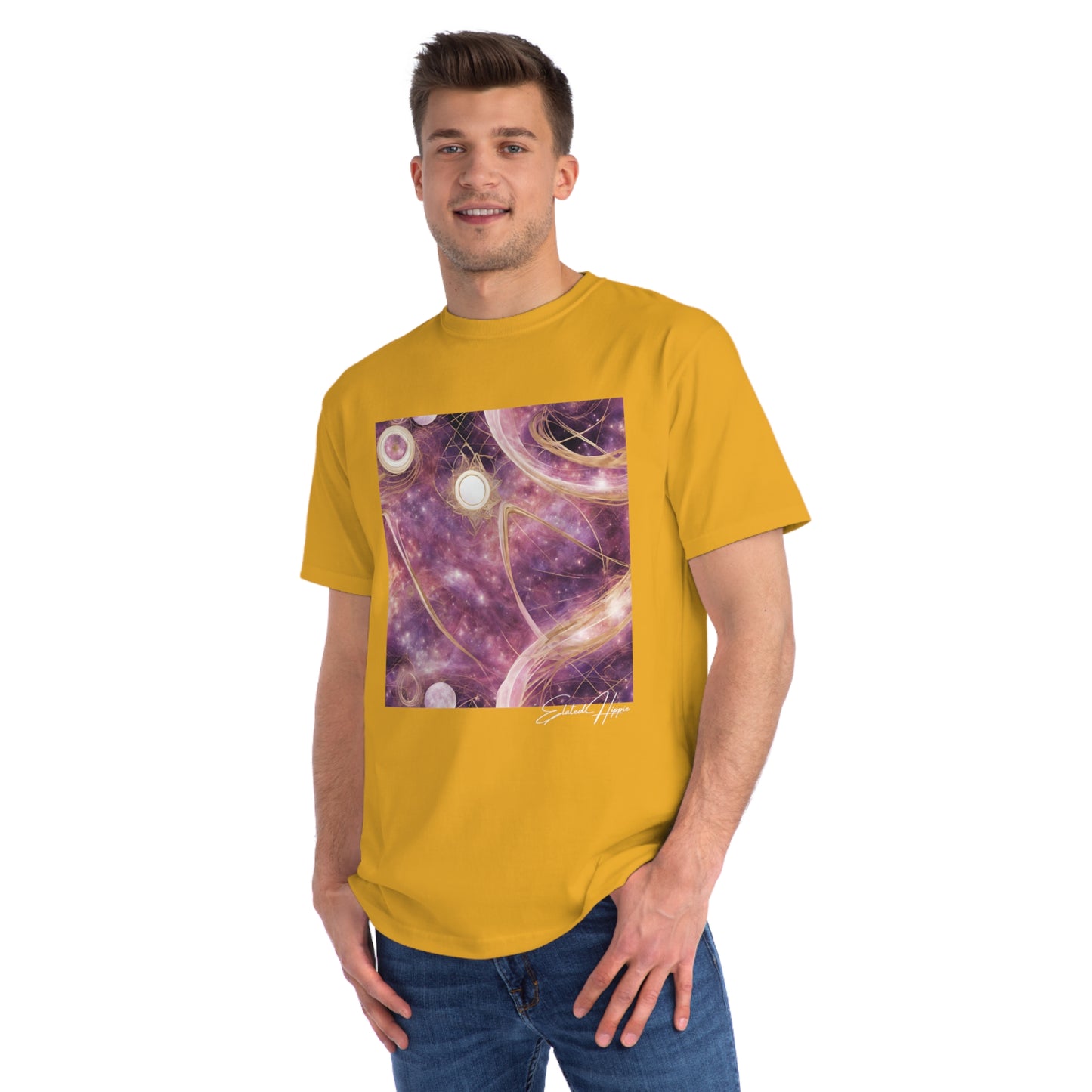 Elated Hippie Chasing Stars 100% Organic Cotton Men's Classic T-Shirt