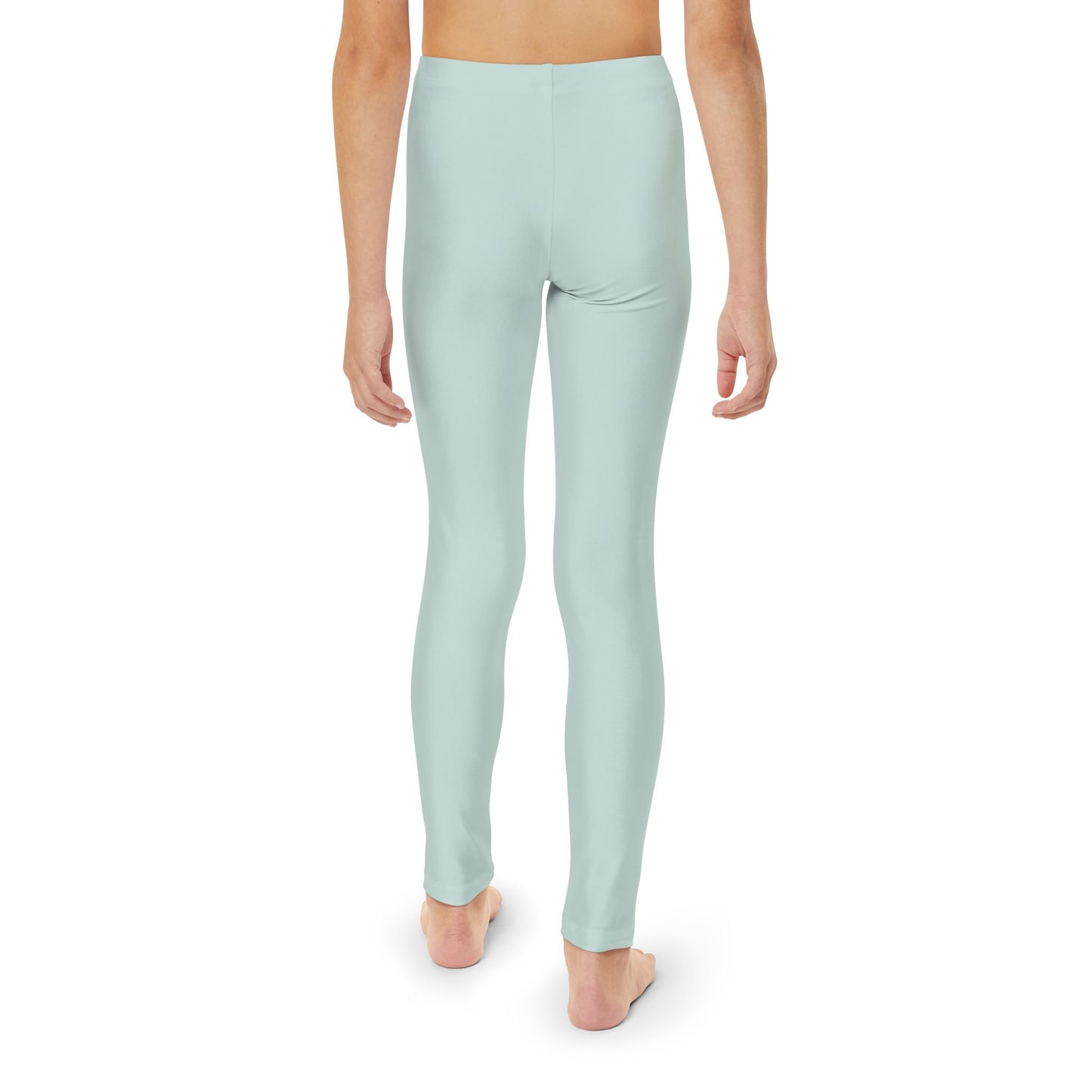 Elated Hippie Girl's Leggings – Soft, Stretchy, and Ready for Fun! 🦄✨ - Pale Seafoam