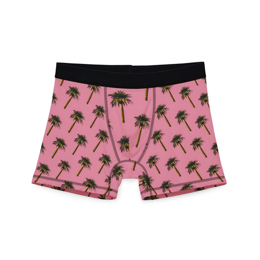 Elated Hippie Premium "Pink Palms"  Men's Boxers