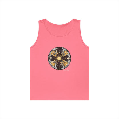 Elated Hippie Archangel Collection "Black Into The Abyss" 100% Heavy Cotton Tank Top Men's