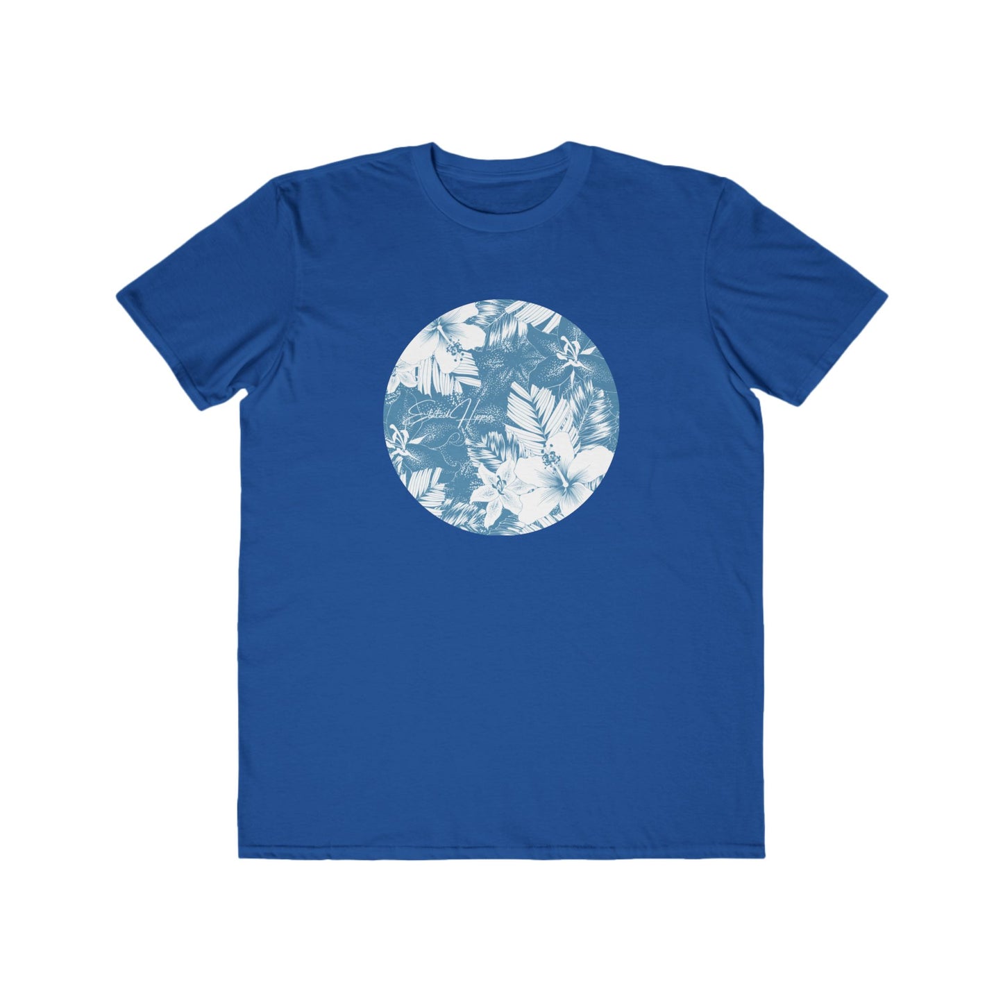 Elated Hippie Men's Lightweight Floral Tee, Casual Wear, Summer Fashion, Beach Vibes, Gift for Him, Everyday Style