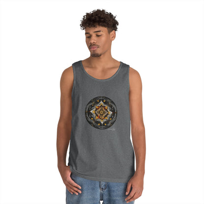 Elated Hippie Archangel Collection "All Seeing Eye" 100% Heavy Cotton Tank Top Men's