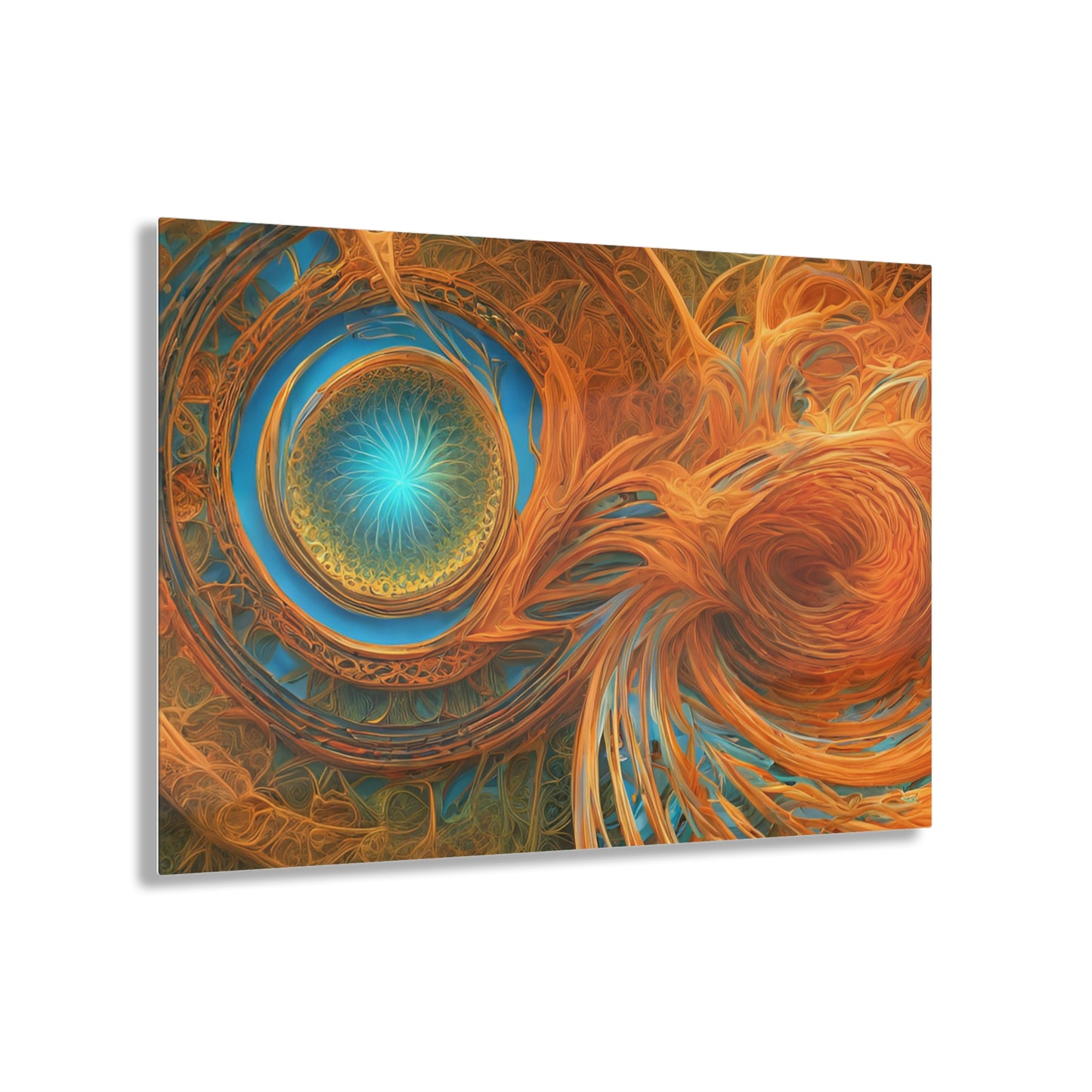 Elated Hippie " Phoenix Jewel" Acrylic Art